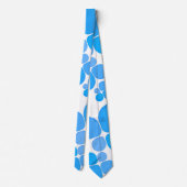 Blauw feest stropdas (Achterkant)