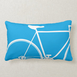 blauw fietspistop kussen