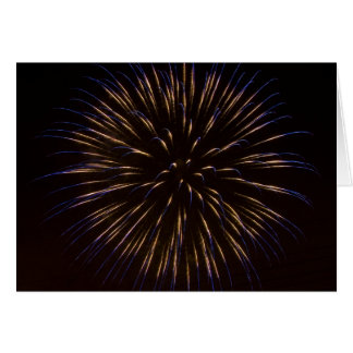 Blauw Fireworks Burst