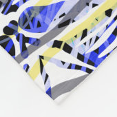 Blauw Fleece Deken (Hoek)