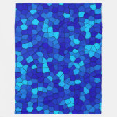 Blauw Fleece Deken (Voorkant)