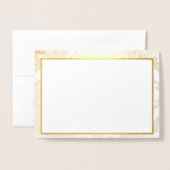 blauw folie kaarten (Voorkant met envelop)