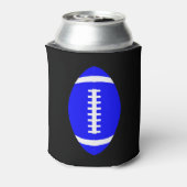 Blauw Football Van Game Day Beer Can Koozie (Blikje Achterkant)