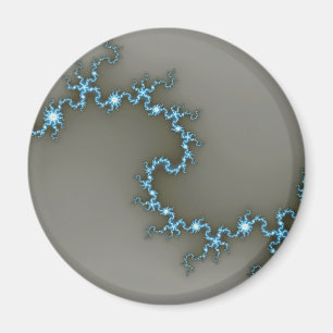 Blauw - Fractal Magneet
