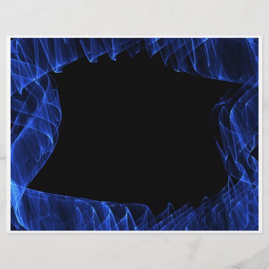 blauw frame flyer (Voorkant)