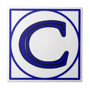 Blauw Frans briefhuis Aantal tegels Tegeltje