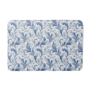 Blauw Frans land toilepatroon Badmat