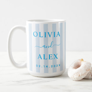 Blauw Frans Persoonlijk Huwelijk Koffiemok
