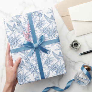 Blauw Frans Tijl Cadeaupapier