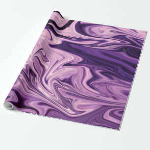 Blauw galaxpatroon cadeaupapier