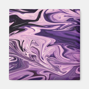 Blauw galaxpatroon magneet