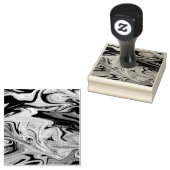 Blauw galaxpatroon 	rubberstempel (Gestempeld)