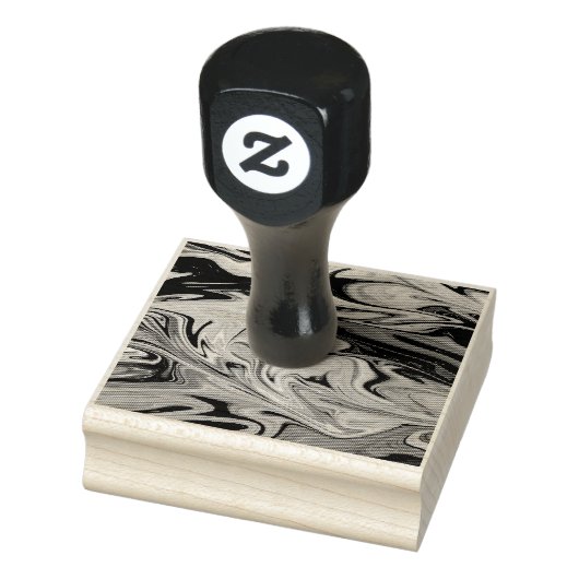 Blauw galaxpatroon 	rubberstempel (Stempel)