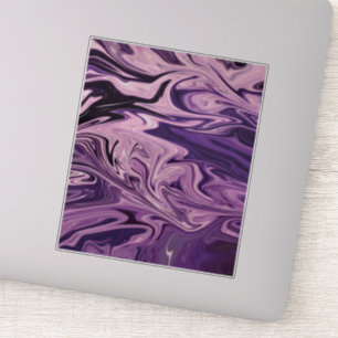 Blauw galaxpatroon sticker