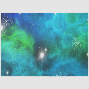 Blauw Galaxy-serie Design 4-weefselpapier Tissuepapier