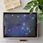 Blauw galaxy-weefselpapier tissuepapier (Geschenk)