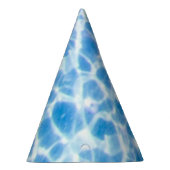 Blauw gedemonteerd water feesthoedjes (Rechts)