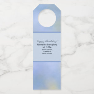 Blauw Geel Abstract Palo Verde Evenementdetails Flessenhanger