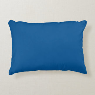 Blauw Geel Accent Kussen