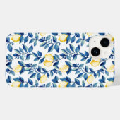Blauw Geel Citroen Case-Mate iPhone Case (Achterkant (horizontaal))