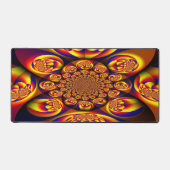 Blauw, Geel, Goud Mini Sferen Bureaumat (Voorkant)