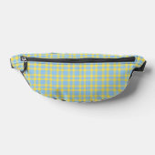 Blauw Geel Karo Patroon Heuptasje (Liggend)