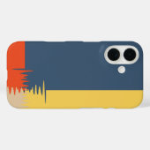 Blauw Geel Rood Crème Case-Mate iPhone Case (Achterkant (horizontaal))