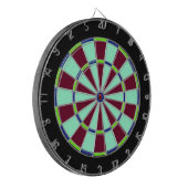 Blauw, Geel, Rood en Wit Metalen Kooi Dartboard Dartbord (Voorkant Links)