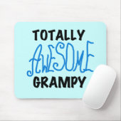 Blauw geheel Geweldige grijze T-shirts en cadeautj Muismat (Met muis)