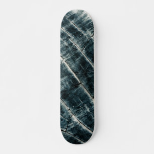 Blauw gekleurd hout skateboard