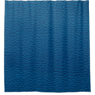 Blauw gekleurd leer, gestructureerd oppervlak douchegordijn