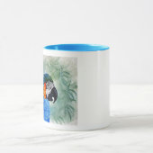 Blauw-gele Ara Mok (Midden)