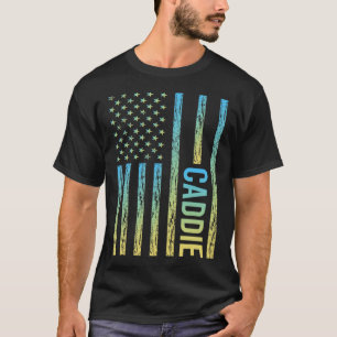 Blauw Gele Caddie T-shirt