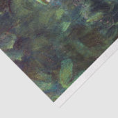 blauw-gele-macrowitpapier tissuepapier (Detail)