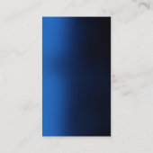 Blauw-gele monogram Visitekaartje (Achterkant)