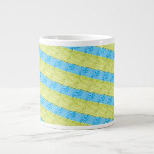 blauw-gele paletten extra grote beker