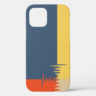 Blauw gele rode roodroom Hoesje-mais iPhone 12 Hoesje