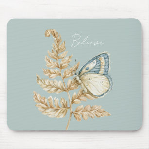 Blauw Geloof Vlinder Muismat