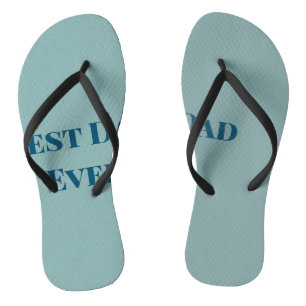 Blauw gelukkige vaderdag beste Papa ooit voeg teks Teenslippers