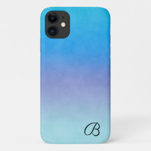 Blauw gepersonaliseerd telefoonhoesje iPhone 11 hoesje