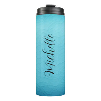 Blauw Gepersonaliseerde Naam Thermische Tumbler Thermosbeker