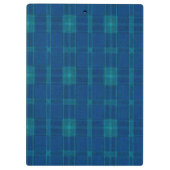 Blauw geplakt klembord (Achterkant)