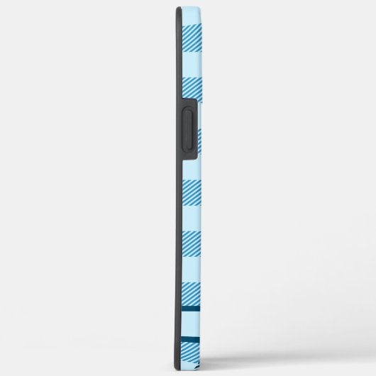 Blauw geplakt Modern Eenvoudige Naam Case-Mate iPhone Case (Achterkant / Rechts)