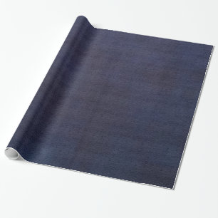 Blauw gepolijst denim look inpakpapier