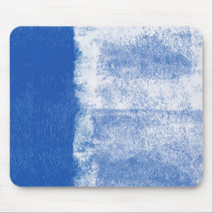 Blauw gerolde verf muismat