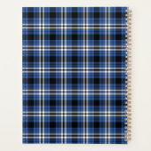 Blauw geruit planner (Achterkant)