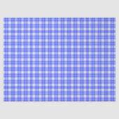 Blauw geruit tissuepapier (Voorkant)