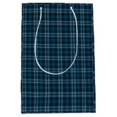Blauw geruite cadeautas (Voorkant)
