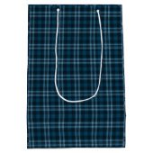 Blauw geruite cadeautas (Achterkant)