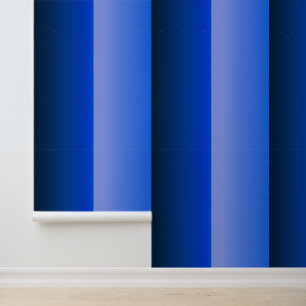 Blauw gestreept behang